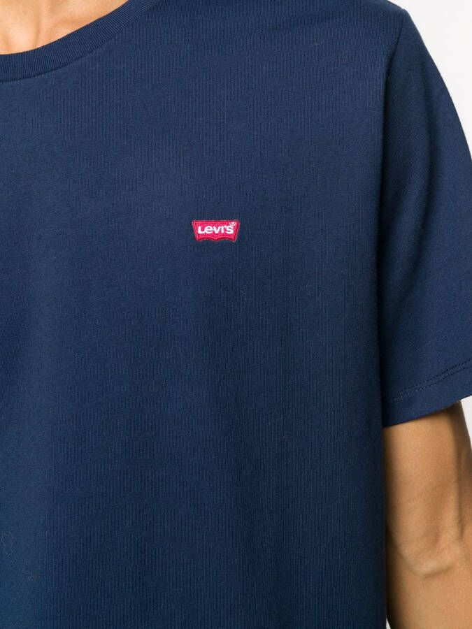 Levi's T-shirt met logodetail Blauw