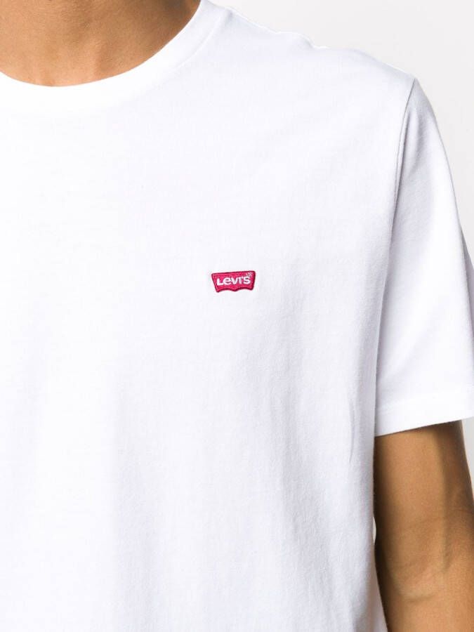 Levi's T-shirt met logodetail Wit
