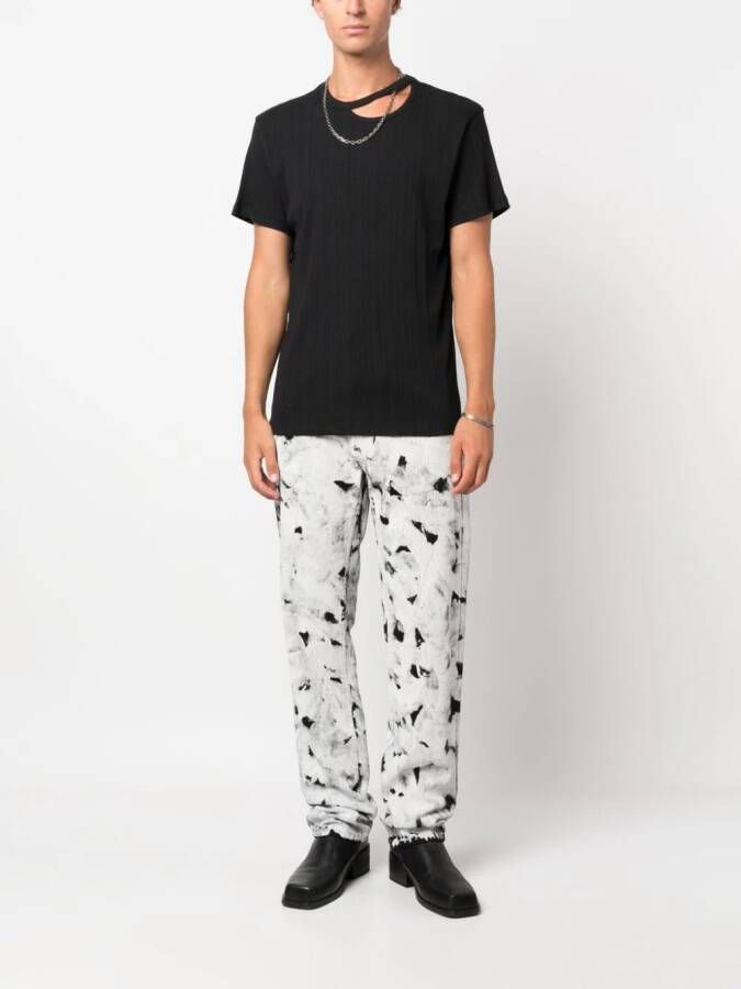 LGN LOUIS GABRIEL NOUCHI T-shirt met uitgesneden details Zwart