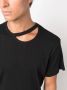 LGN LOUIS GABRIEL NOUCHI T-shirt met uitgesneden details Zwart - Thumbnail 5