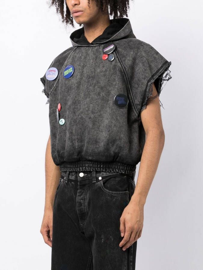 Liberal Youth Ministry Mouwloze hoodie Zwart