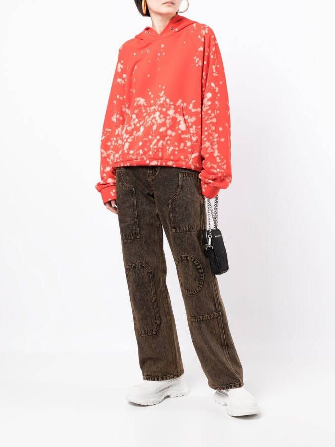 Liberal Youth Ministry Hoodie met print Rood