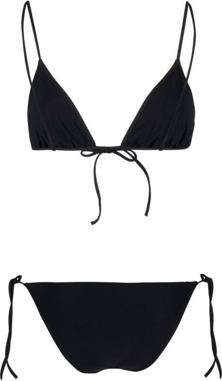 LIDO Bikini met gestrikte taille Zwart