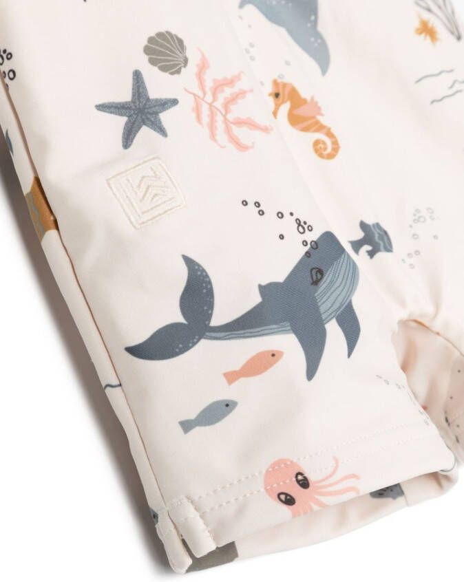 Liewood Romper van gerecycled polyester Beige