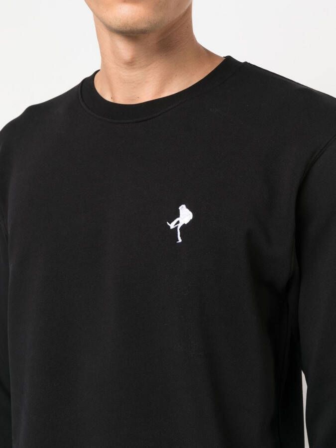 Limitato Sweater met fotoprint Zwart