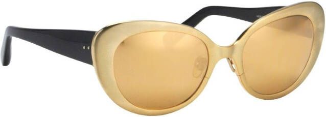 Linda Farrow ' 282' sunglasses Goud