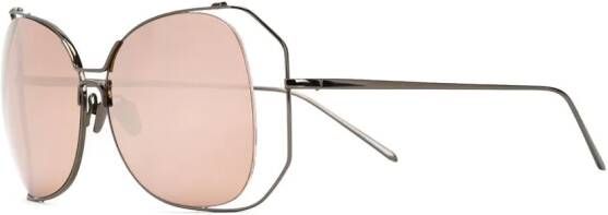Linda Farrow 399 zonnebril Metallic