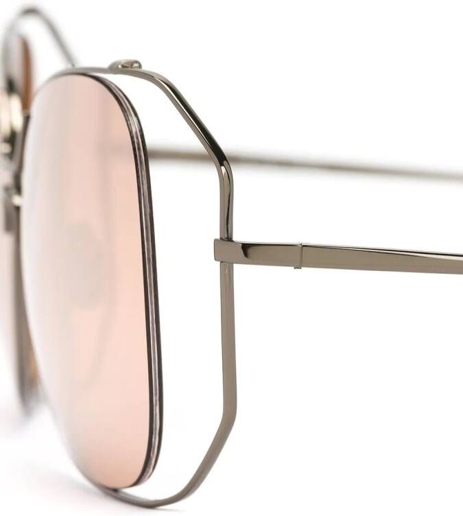 Linda Farrow 399 zonnebril Metallic