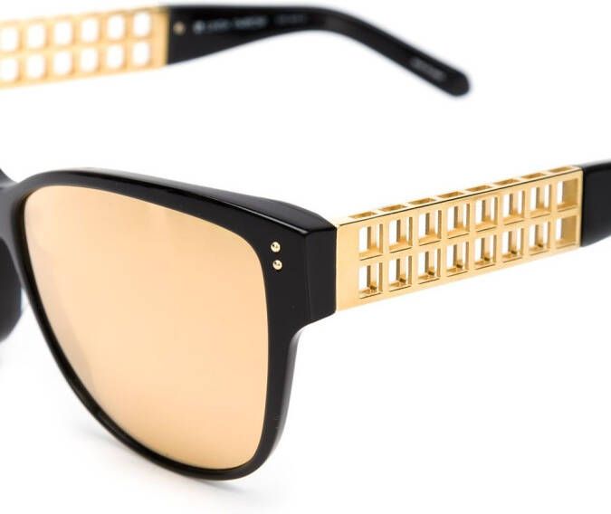 Linda Farrow '411' sunglasses Zwart