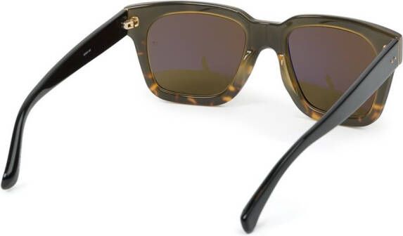 Linda Farrow '71' sunglasses Zwart