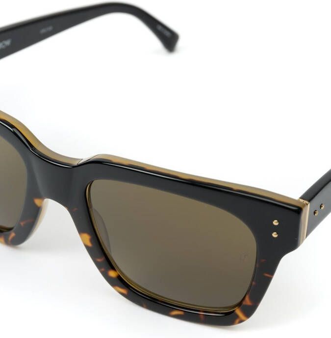 Linda Farrow '71' sunglasses Zwart