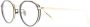 Linda Farrow Bril met rond montuur Goud - Thumbnail 2