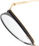 Linda Farrow Bril met rond montuur Zwart - Thumbnail 3