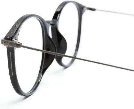 Linda Farrow Gray bril met rond montuur Zwart