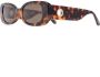 Linda Farrow Lola zonnebril met schildpadschild design Bruin - Thumbnail 2