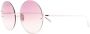 Linda Farrow Lotus zonnebril met rond montuur Zilver - Thumbnail 2