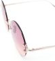 Linda Farrow Lotus zonnebril met rond montuur Zilver - Thumbnail 3