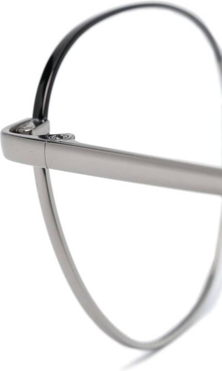 Linda Farrow Bril met rond montuur Zilver