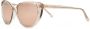 Linda Farrow zonnebril met cat-eye montuur Roze - Thumbnail 2