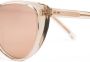 Linda Farrow zonnebril met cat-eye montuur Roze - Thumbnail 3