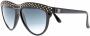 Linda Farrow Zonnebril met cat-eye montuur Zwart - Thumbnail 2