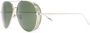 Linda Farrow Zonnebril met piloten montuur Zilver - Thumbnail 2