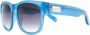 Linda Farrow Zonnebril met vierkant montuur Blauw - Thumbnail 2