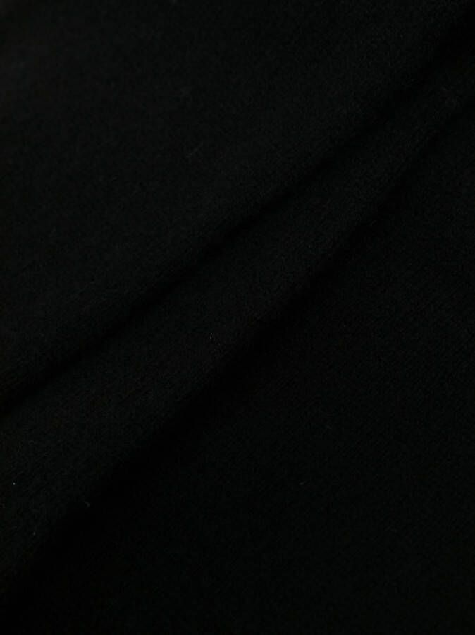 Lisa Yang Gebreide armwarmers Zwart