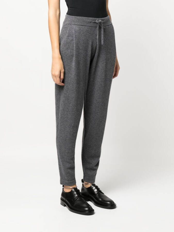 Lisa Yang Broek met toelopende pijpen Grijs