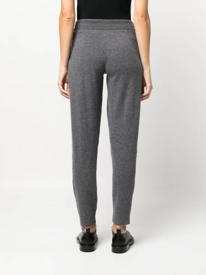 Lisa Yang Broek met toelopende pijpen Grijs