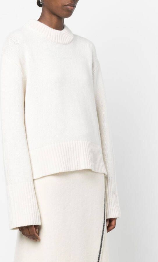 Lisa Yang Kasjmier trui Beige