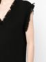 Lisa Yang Mini-jurk met franje afwerking Zwart - Thumbnail 5
