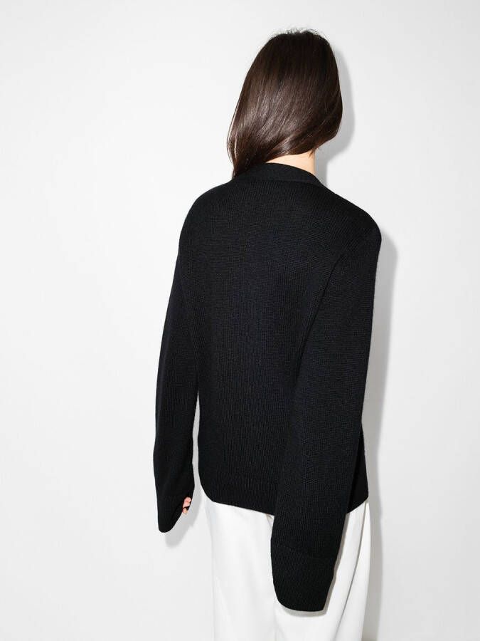 Lisa Yang Oversized vest Zwart
