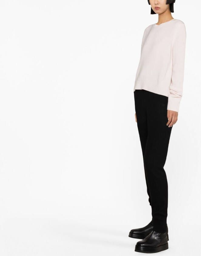 Lisa Yang Trui met ronde hals Roze