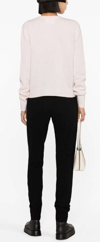 Lisa Yang Trui met ronde hals Roze