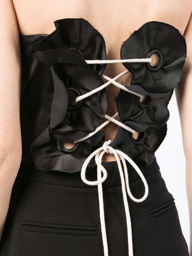 LITKOVSKA Asymmetrische top Zwart