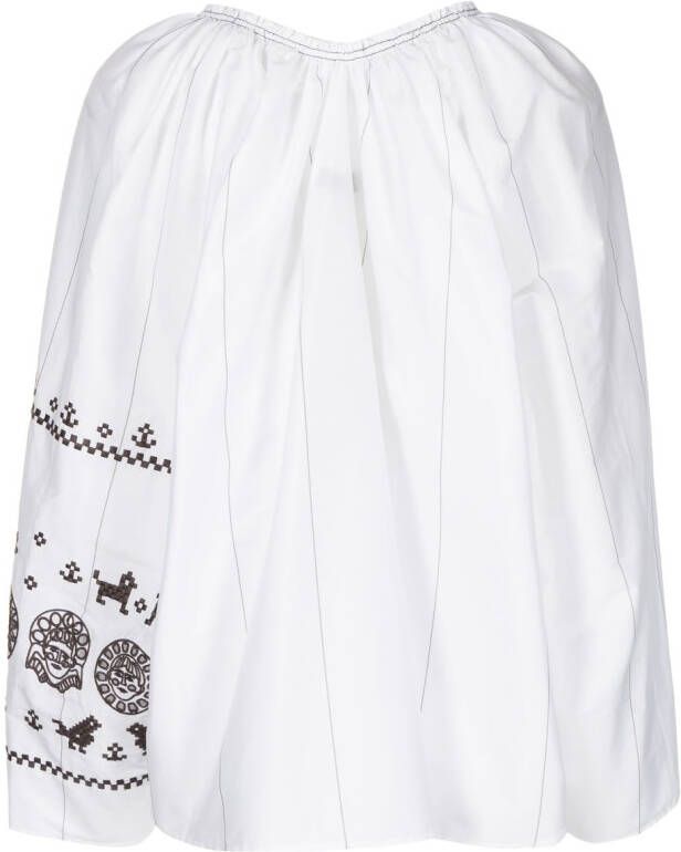 LITKOVSKA Gestreepte blouse Wit
