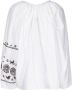 LITKOVSKA Gestreepte blouse Wit - Thumbnail 2