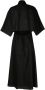 LITKOVSKA Linnen jurk Zwart - Thumbnail 2
