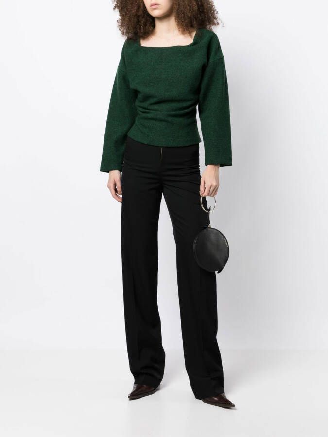 LITKOVSKA High waist broek Zwart