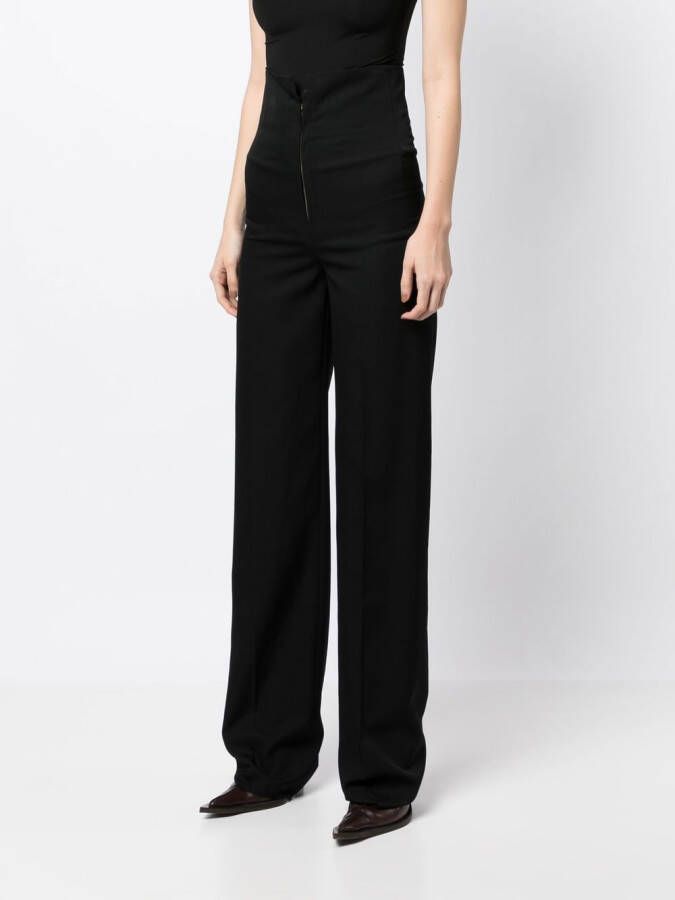 LITKOVSKA High waist broek Zwart