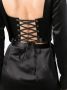 LITKOVSKA Maxi-jurk met veters Zwart - Thumbnail 5