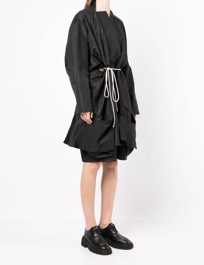 Litkovskaya Midi-jurk met dubbele rok Zwart