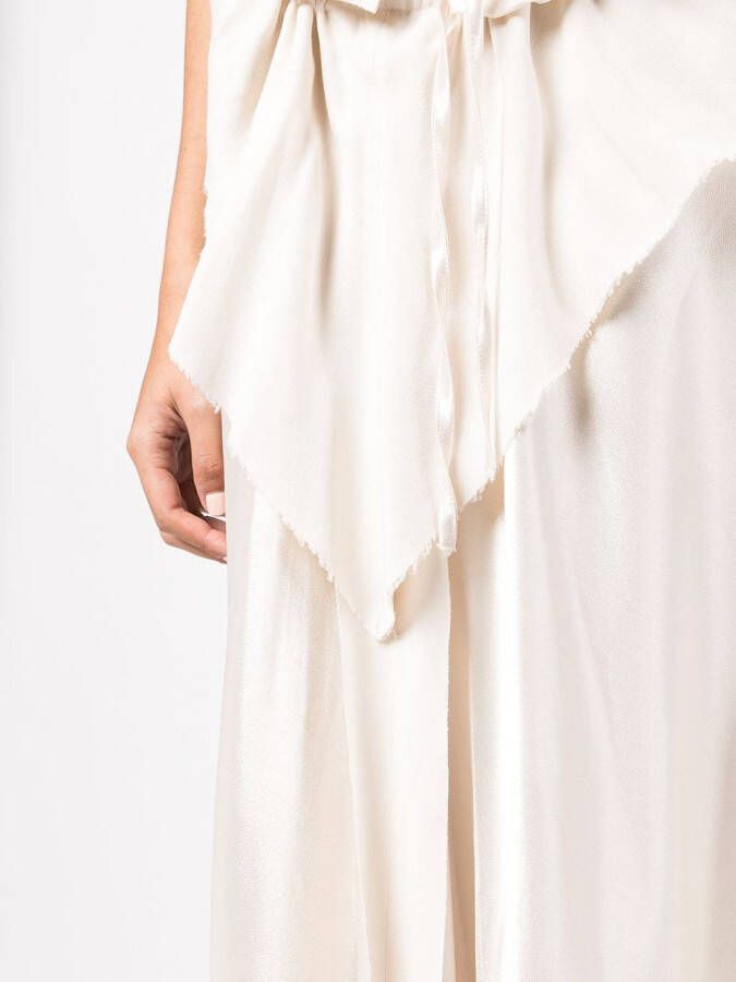 LITKOVSKA Uitgesneden midi-rok Wit