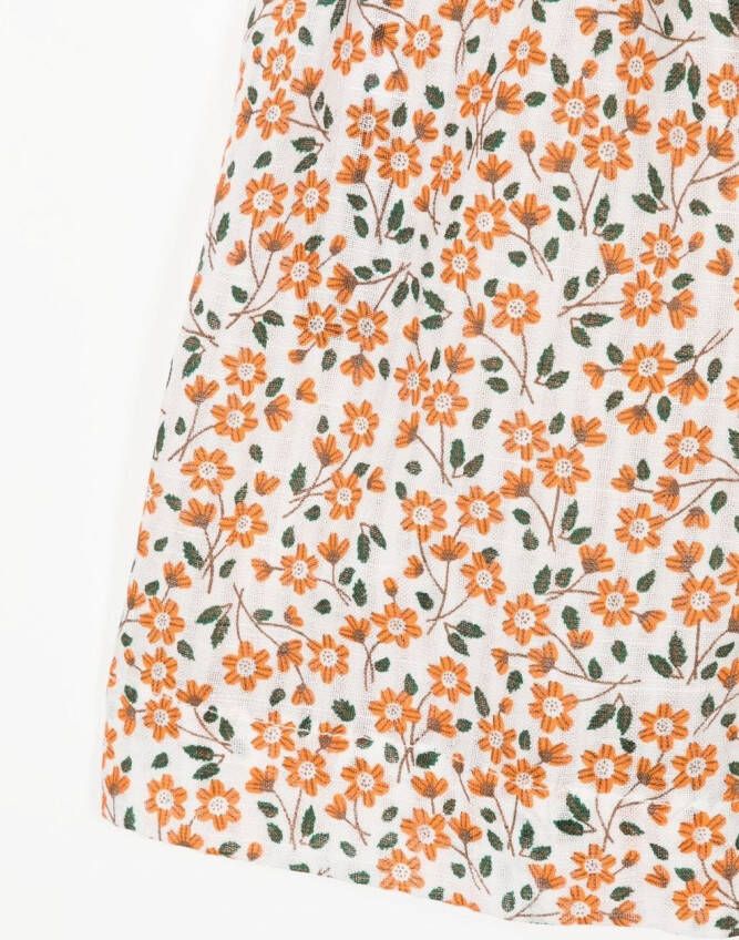 Little Bambah Shorts met bloemenprint Oranje