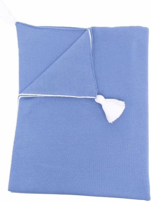 Little Bear Deken met kwastje Blauw