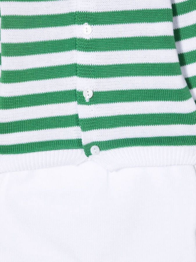 Little Bear Gestreepte pyjama Groen