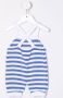 Little Bear Gestreepte romper Wit - Thumbnail 2
