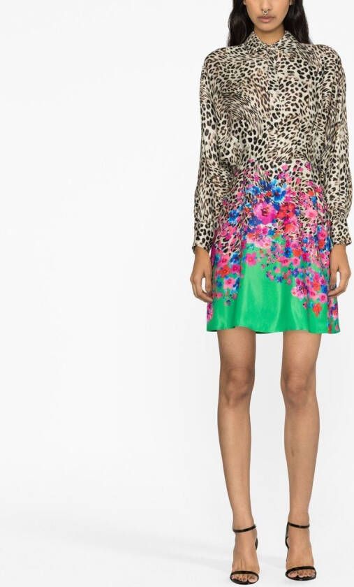 LIU JO Blousejurk met print Bruin