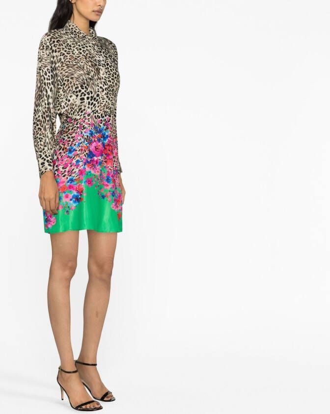 LIU JO Blousejurk met print Bruin